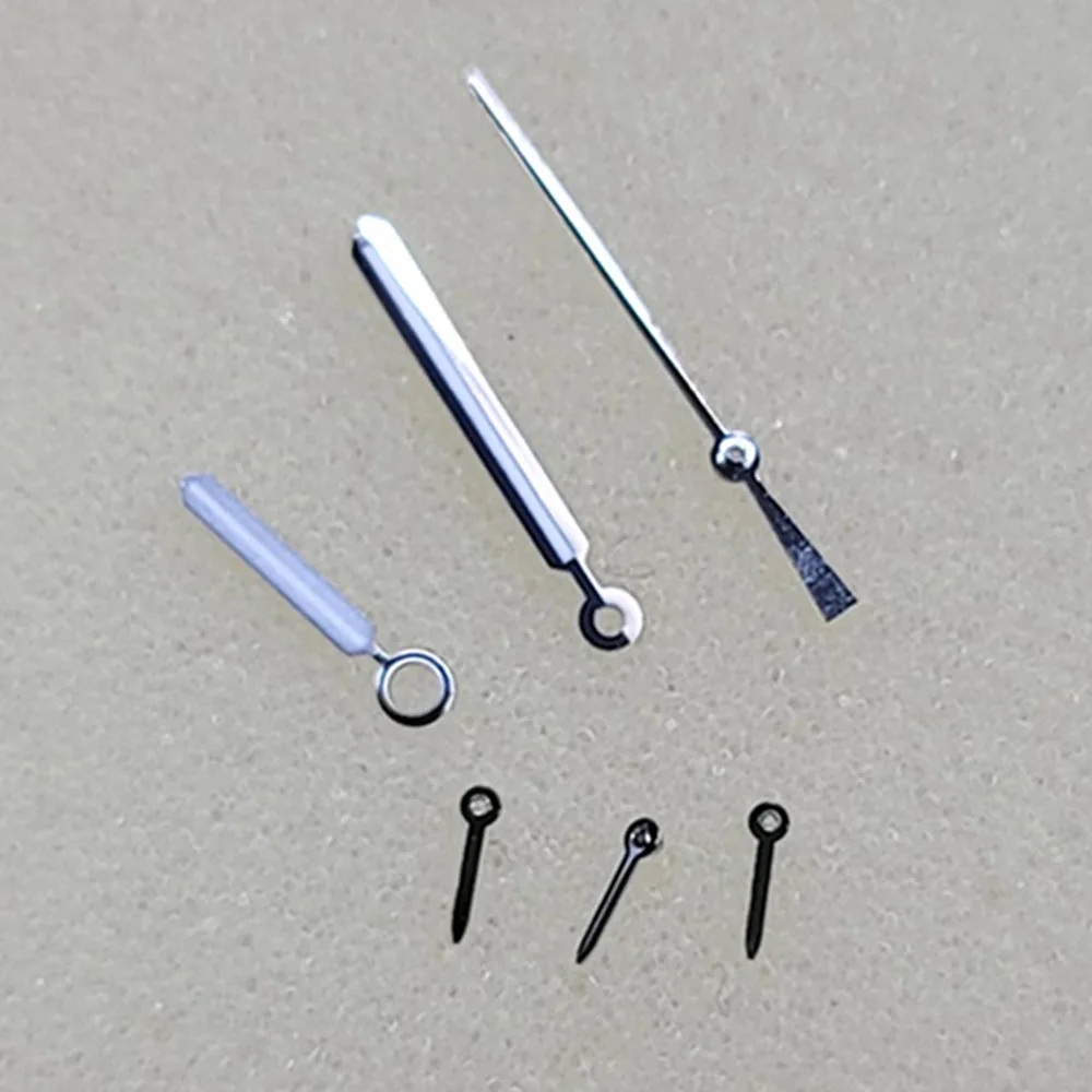 

Silver Watch Hands Green Luminous Pointers Modified Accessories for VK63 Quartz Movement Replacement Needles VK63 Hands