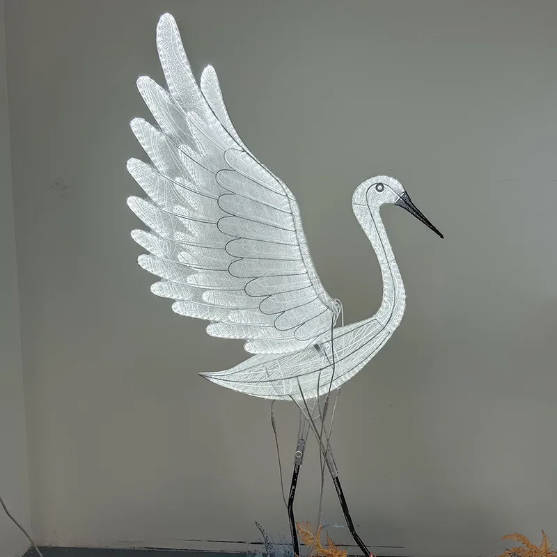 ANITA Modern LED Light for Party Stage ShiningRoad Lead Egret edding Decoration Lamp