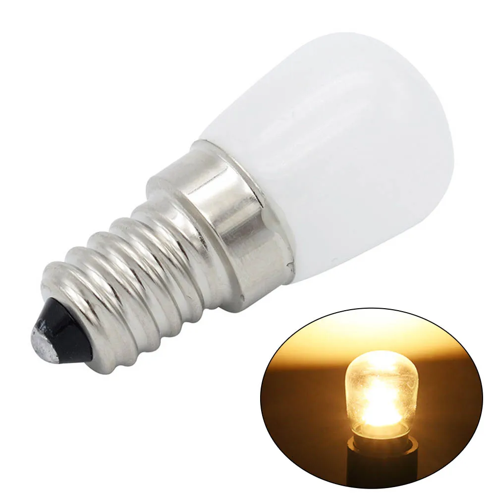 T22 Refrigerator Light LED Bulb 220V Daylight White LED Energy Saving LED Indicator for milky White Glass Cover for mini