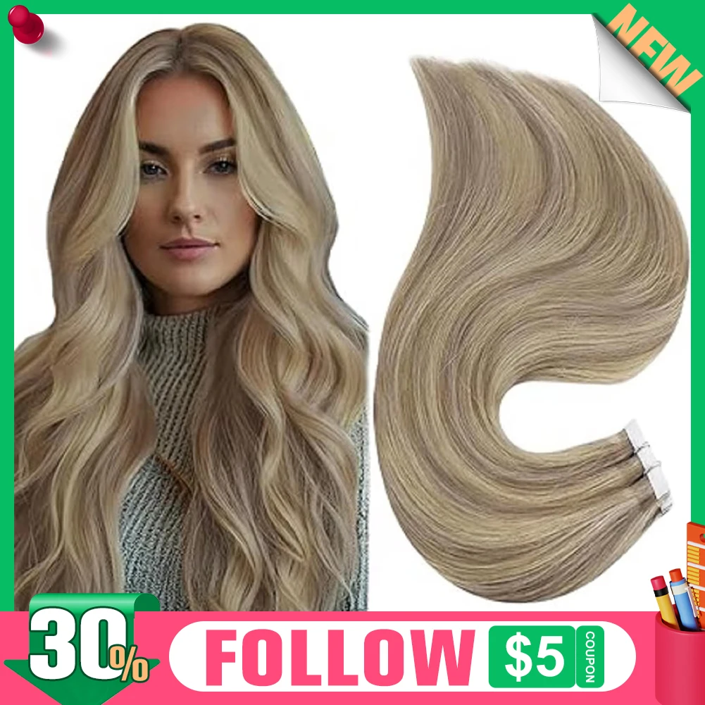 

[Virgin Hair] Youngsee Seamless Tape in Hair Extensions Natural Hair Extensions For Salon High Quality