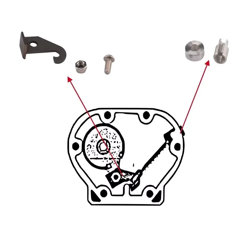YUNTANMT Clutch Lever Fixed Easy Pull Kit For 2000 UP Harley Twin Cam Dyna Softail Touring Road King Glide FLH FLT FXST FXD