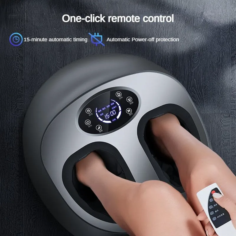 Electronic 6D Wrapped Unisex Blood Circulation Foot Massage Machine Deep Shiatsu Rolling Air Pressure Foot Massager