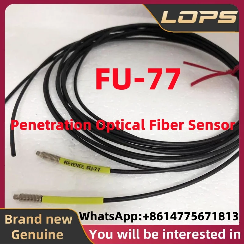 FU-77 Novo sensor de fibra óptica de penetração KEYENCE original; grande quantidade em estoque; bem-vindo para consultar