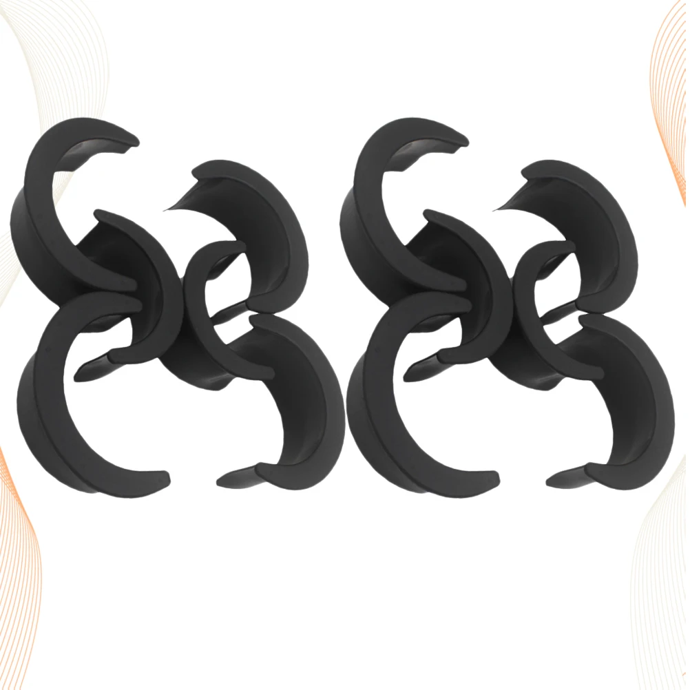 Accessori per tavoli da biliardo Fodere tascabili in plastica nera durevoli per biliardo Cornici a rete a 8 lati Installazione semplice Eco
