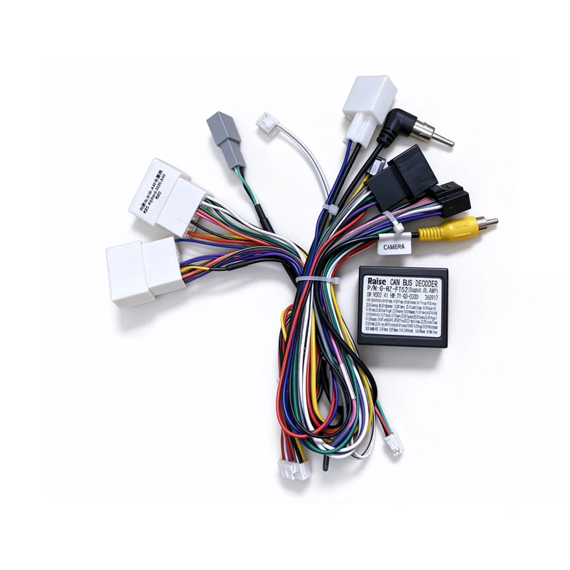 For Toyota Alphard 2020 16PIN Android Stereo Car Radio Wire Harness Plug Power Cable Adapter Canbus Decoder