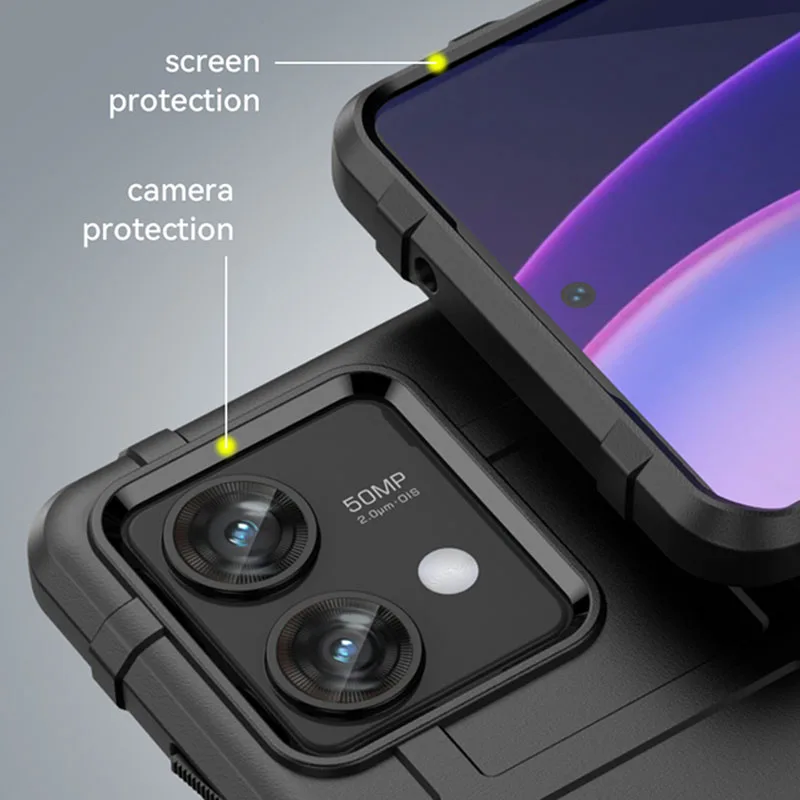 

For Motorola Moto Edge 40 Neo Case Silicone Matte Rubber Protective Case Motorola Edge 40 Neo Cover Anti-Drop Edge 40 Neo Case