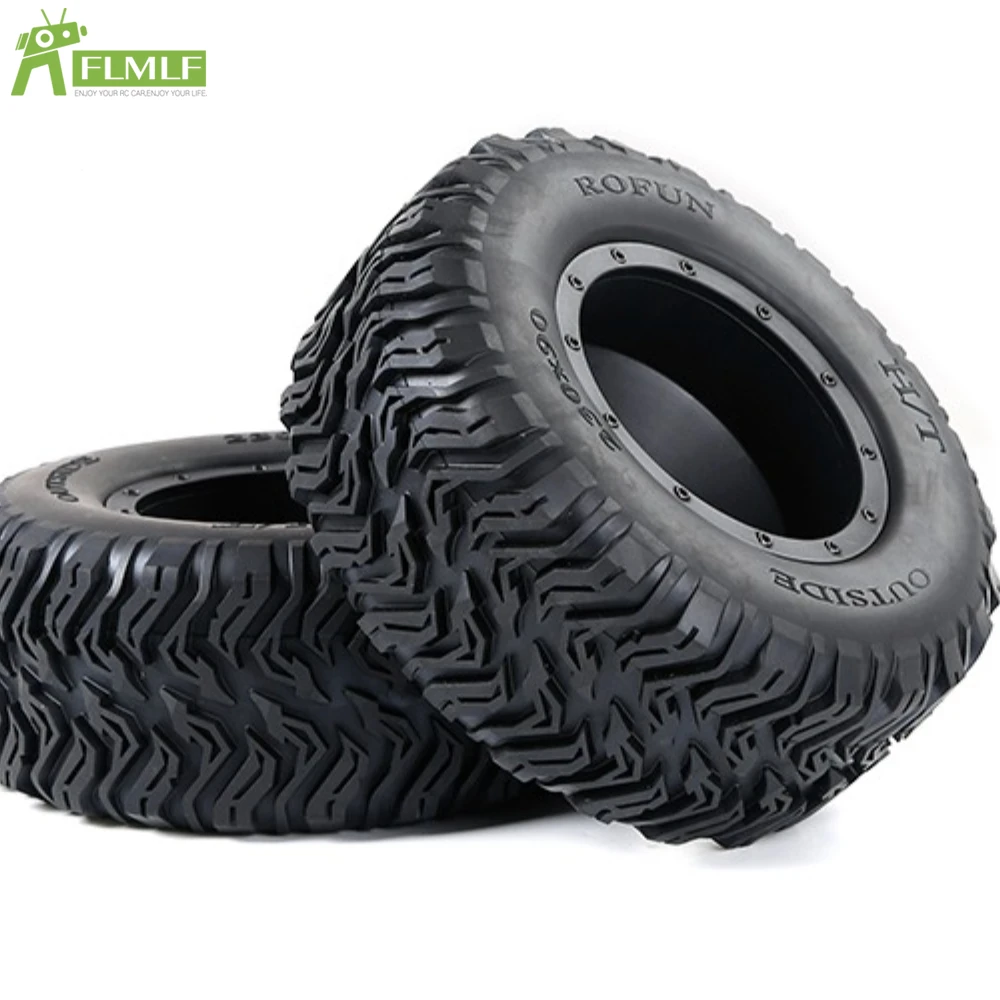 2PC Off-road Tire Assembly 230X90 for 1/5 Losi 5ive-t KM X2 ROFUN ROVAN LT WLT V5 X-LT BAJA 5S DTT QL Truck Parts