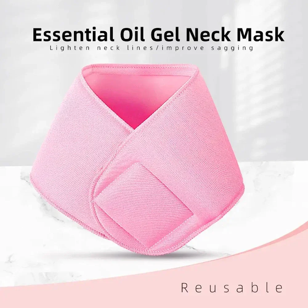 Silikon Pflege Nacken Pad Neck Strap Straffung Wiederverwendbare Gel Spa Neck Maske Feuchtigkeitsspendende Pflegende Neck Lift Hautpflege Hals Pflege – Detail 1