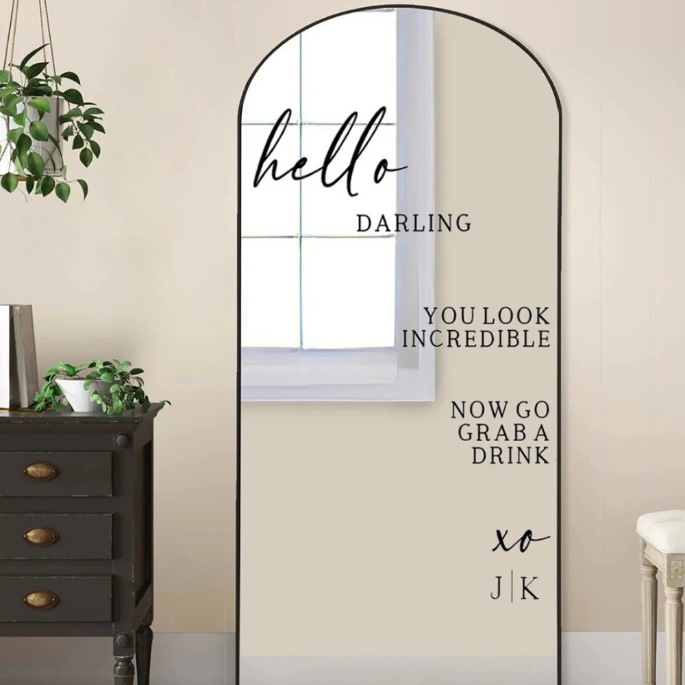 

Hello Darling Stickers Personalised Wedding Decal Now Go Grab A Drink Welcome Enrty Sign Vinyl Decals Custom Name