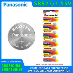 Panasonic SR927SW 5PCS Universal Model 395 Quartz Watch 1.55V Silver Zinc Oxide Button Battery Universal Sony LR927