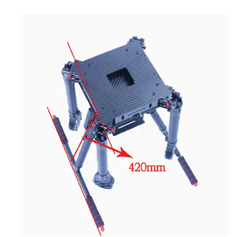 Flyroun-LX700 드론, F450 RC MK MWC 멀티콥터 쿼드콥터 헬기 멀티 로터 랜딩 기어 용 4 축 프레임 포함