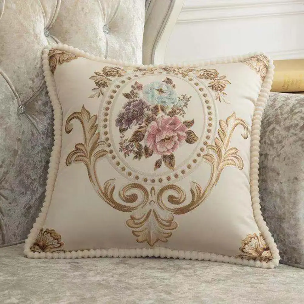 Decorative Throw Pillow Cover Soft Wear-resistant Square Throw Pillow Cover for Decorative Cushion Protector Extra Soft Washable