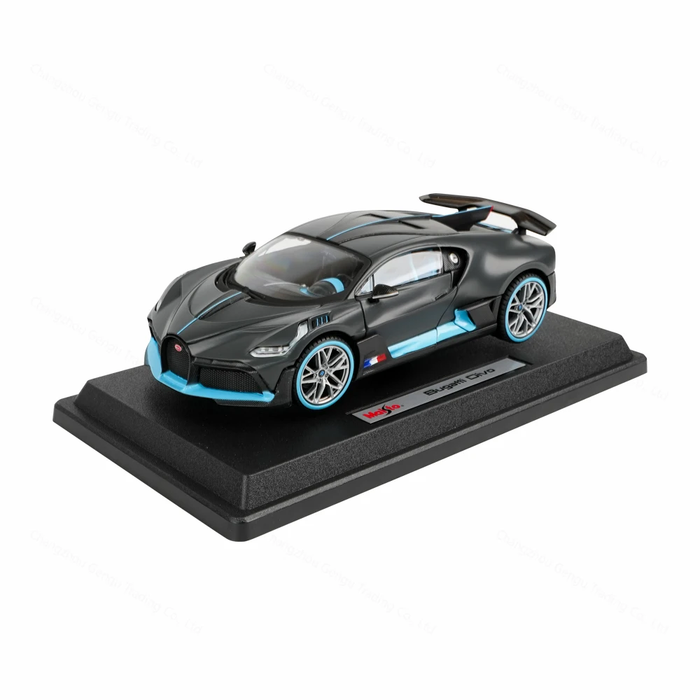 Maisto-coche deportivo Bugatti Divo 1:24, vehículo estático fundido a presión, modelo coleccionable, Juguetes