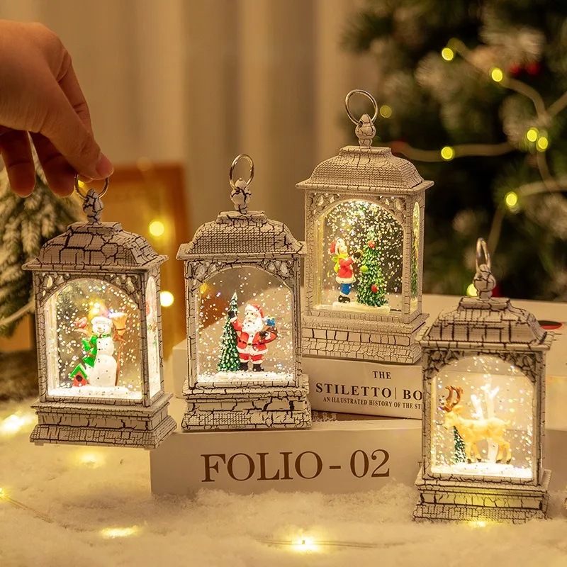 Christmas Decorations: Crystal Balls, Snowy Night Lights, Creative Christmas Gifts