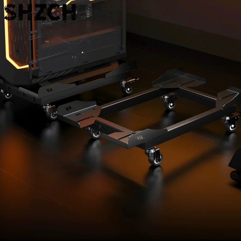 Adjustable Metal PC Host Bracket Desktop Chassis Base Heat Dissipation Anti-slip Support Rack Gaming Computer Cooling Holder