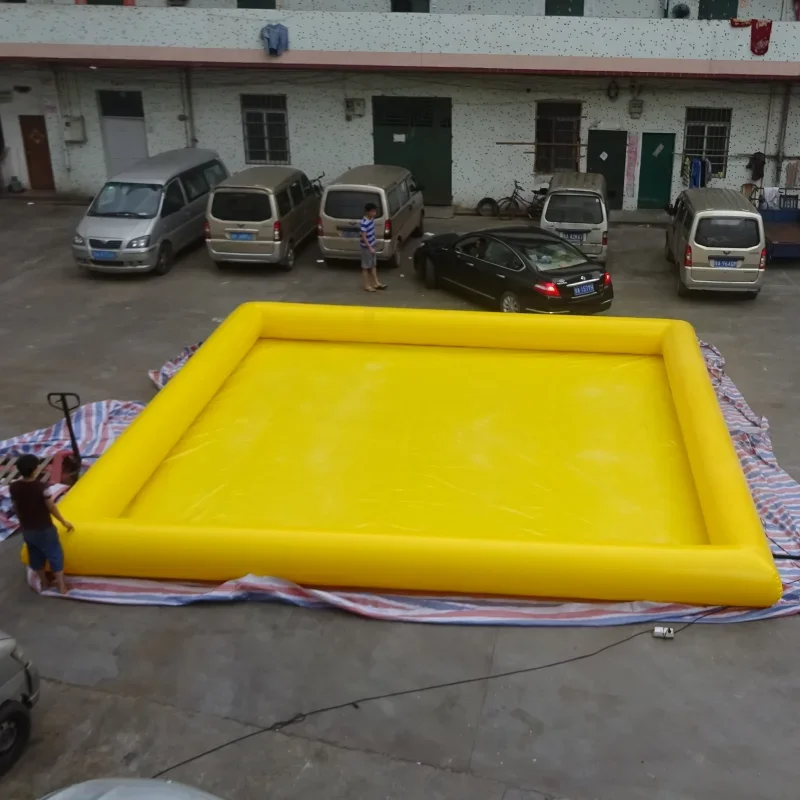 Factory direct and customized size inflatable swimming pool  with pool ladder for children and adult