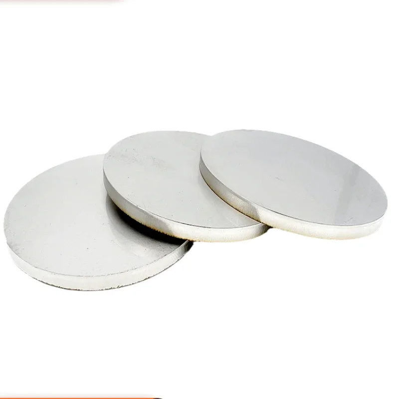 304 Stainless Steel Round Plate Circular Sheet, Disk Thickness 0.6/0.8/1/1.5/2.0mm Diameter 50mm-400mm