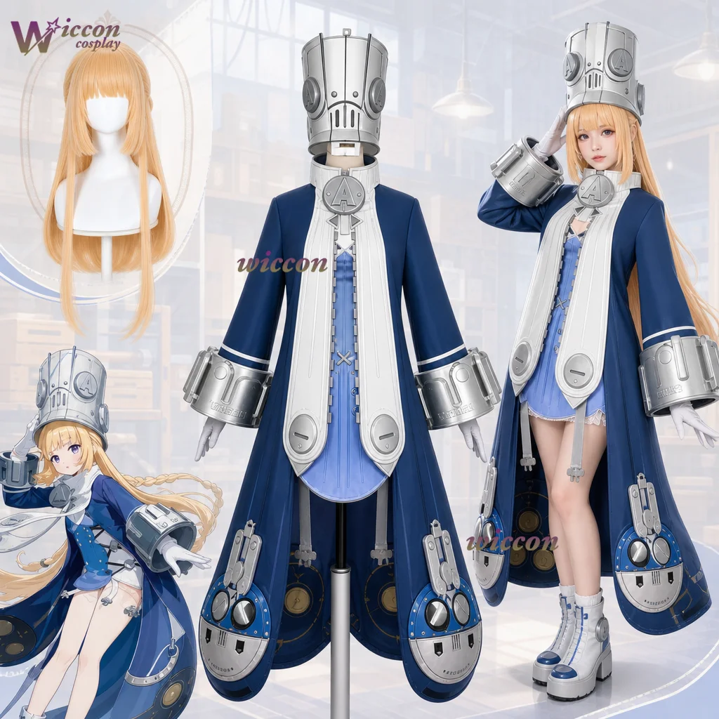 

ZZZ Zenless Zone Zero Norma Cosplay Costume FullSet Anime Loli Style Women's Outfit With Hat Game Character Replica Attire
