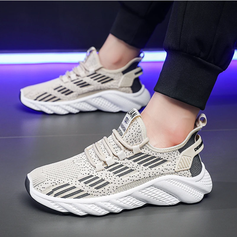 

New spring autumn breathable men's casual sport shoes youth men's flat single shoes