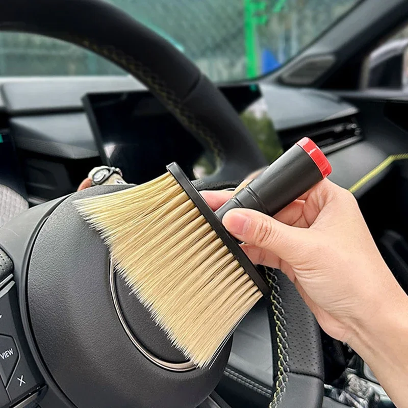 

Car Wash Brush Dust Remover Car Air Conditioner Outlet Dust Removal Brush Soft Bristles Brushes for Car Cleaning Tools