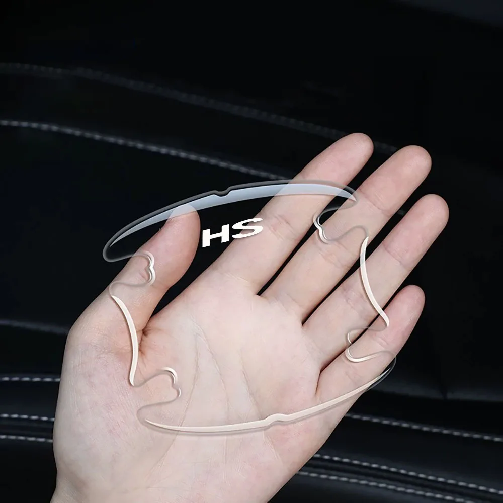 8 قطعة مقبض باب السيارة الشفاف السلطانية ملصقات واقية سيارة المضادة للتصادم قطاع مقاوم للماء ل MG HS اكسسوارات السيارات