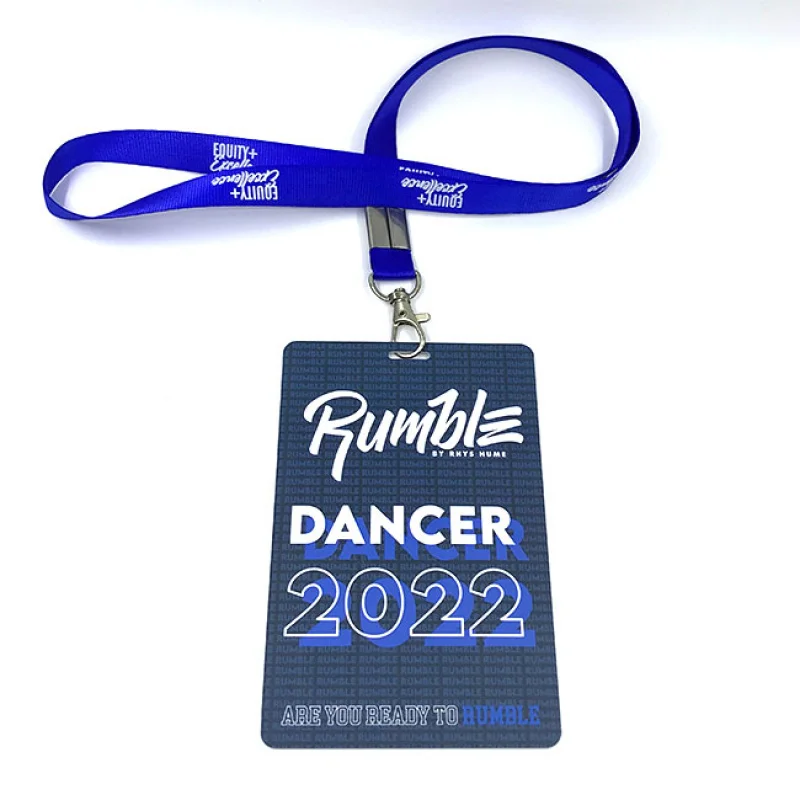 Custom Wholesale VIP Event Backstage Passes  Print Name Badges With Lanyards For Events