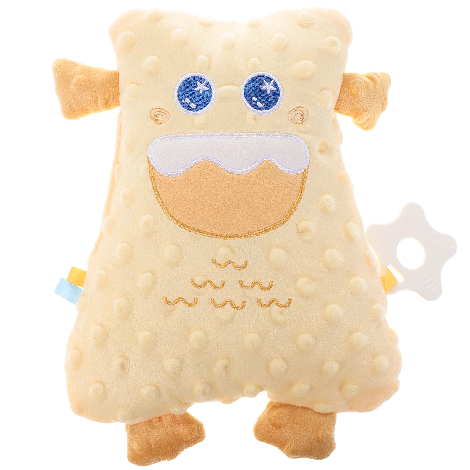 1 eenheid rustgevende oplossing voor pasgeborenen, schattig veiligheidsdekentje voor baby's, kalmerend hulpmiddel voor het slapengaan, kauwbestendig stof, babyknuffel