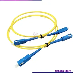 10pcs SC UPC-SC UPC Simplex SM LSZH Optic Patch Cord Cable 3.0mm FTTH Single-mode fiber optic jumper 3.0mm