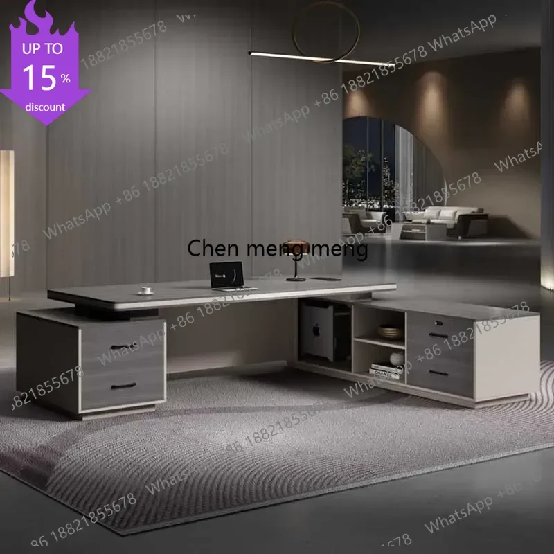 G153 Corner Luxury Office Desk Drawer Bedroom Household Writing Executive Office Desk Computer Storage Mesa Ordenador Furniture