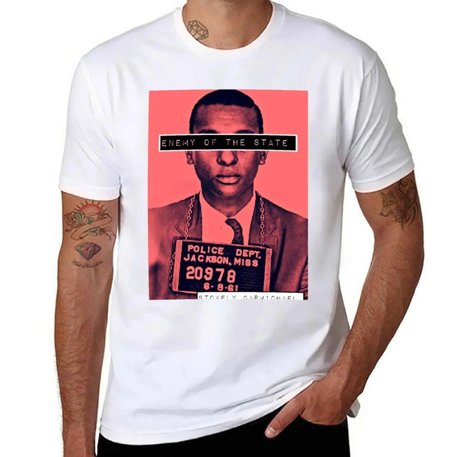 

Stokely Carmichael (R) T-Shirt man tshirt t shirts for man slim fit T-Shirt