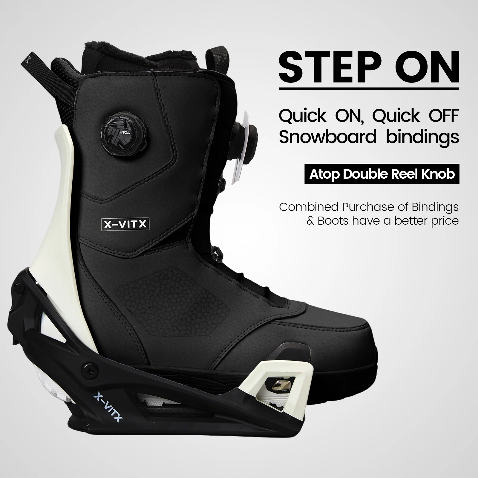 

Step On Snowboard Bindings Quick On Quick Off Bindings