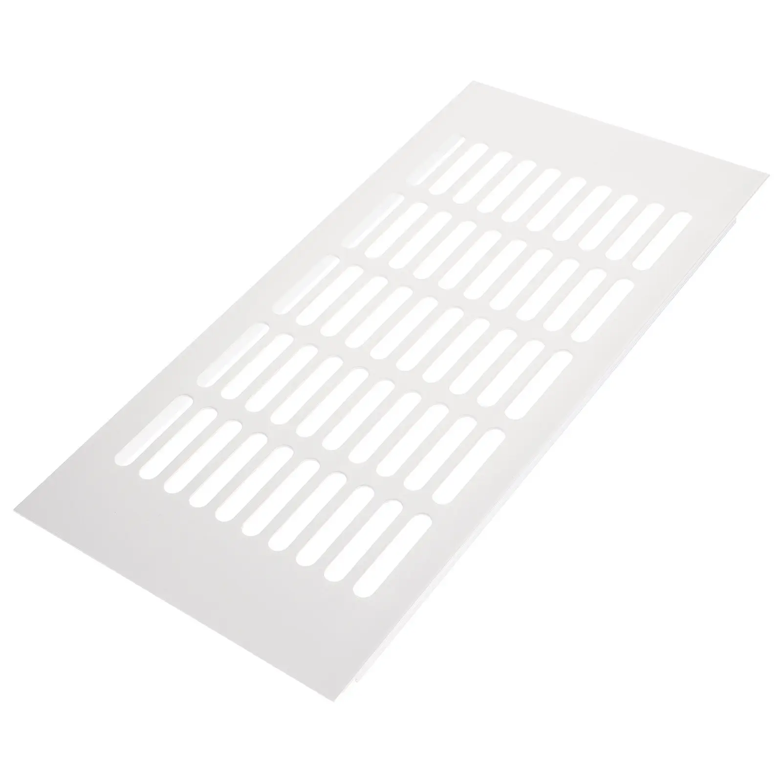 Aluminum Alloy Rectangular Vent Cover Breathable Mesh for Cabinets Wardrobes Shoe Storage Toe Kick Floor Air Vents Hvac Register