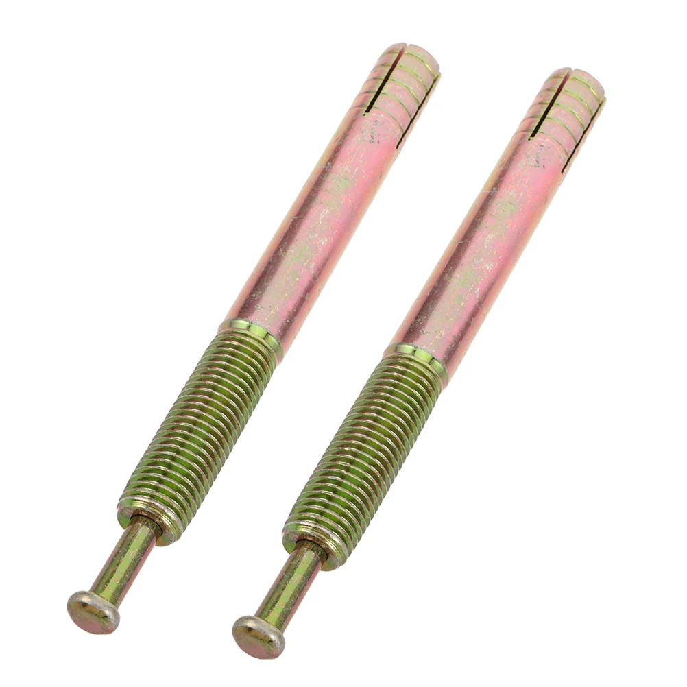 

2pcs Car Lift Anchor Bolts Heavy Duty Concrete Screws Golden Auto Fixing Accessories Durable Precision Secure Versatile