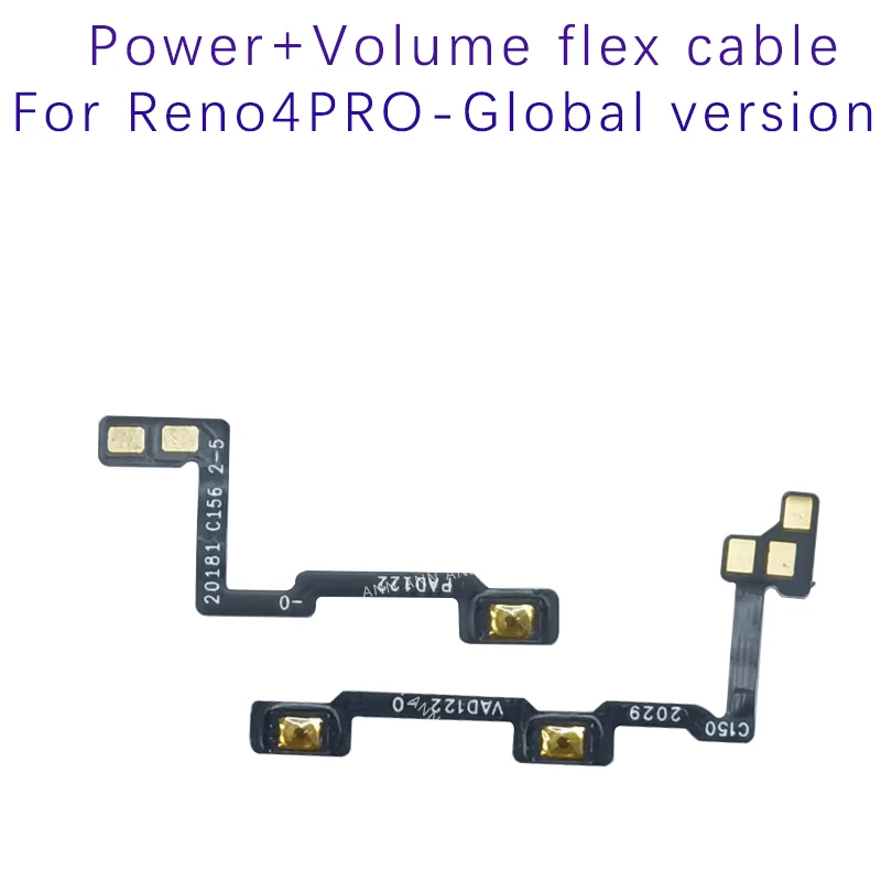 

Power Volume Flex Cable For OPPO Reno 4 Pro global version Power Volume Side Button Flex Ribbon Replacement Part