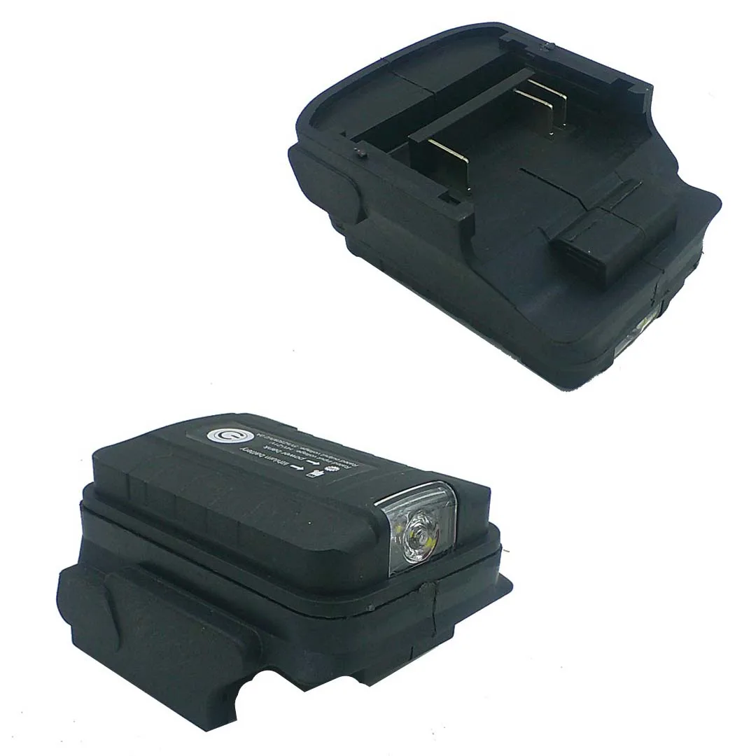 For BSL1815 BSL1825 BSL18230 BSL1840 18V Battery to USB Adapter with Intelligent Protection Board and LED Power Light