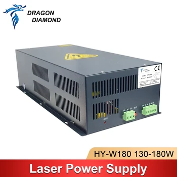 HY-W180 Laser Power Supply 150-180W Source AC110V 220V For 150W 180W CO2 Laser Tube Cutting Machine