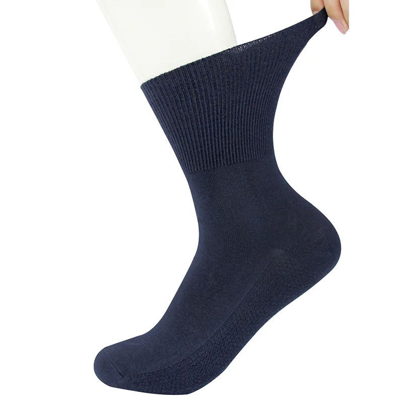 10 Pairs/Lot Diabetic Socks Men and Women Non-Binding Loose Top Socks Cotton Material Non-slip and Breathable