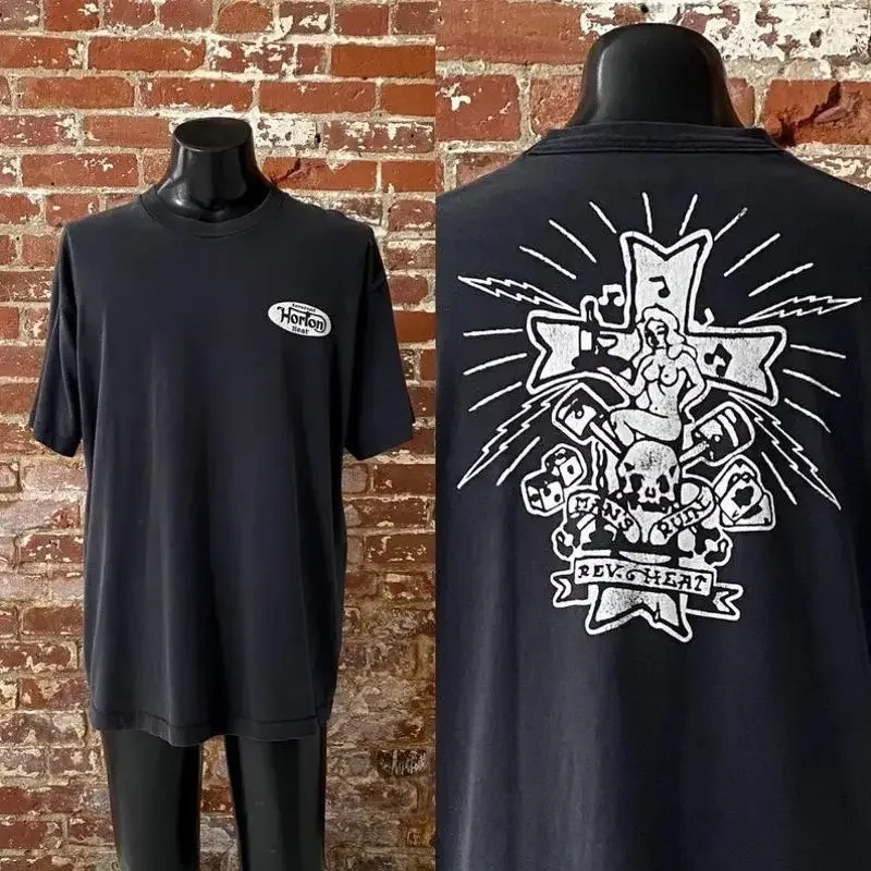90s Reverend Horton Heat T-Shirt. Vintage 1990s Reverend Horton Heat Sun Pop