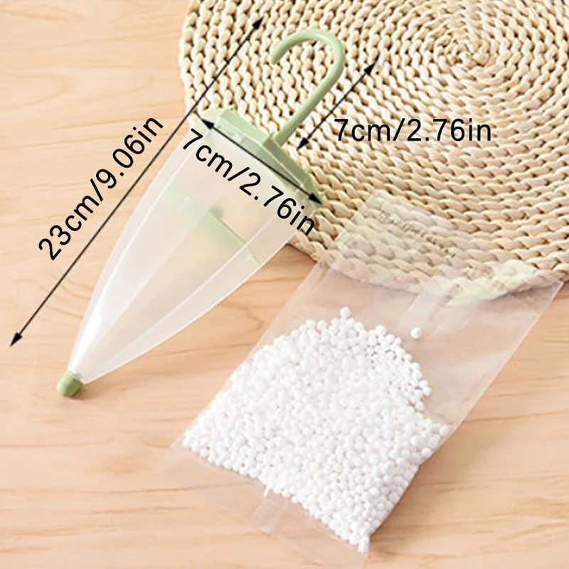 Umbrella Hanging Wardrobe Moisture Absorber Reusable Moisture-proof Dehumidification Box For Wardrobe Closet Laundry Rooms