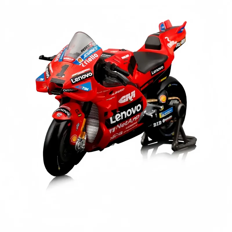 Auf Lager Produkt Maisto 1:18 Moto GP Ducati Lenovo Team Legierung Miniaturdruckguss Modelle Moto GP 2024 Championship # 1 # 23. Spielzeugauto