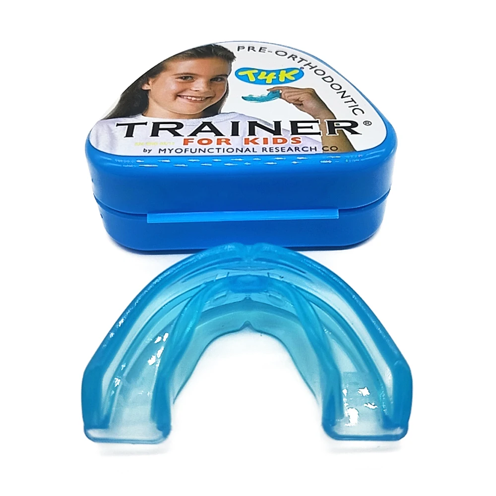 T4k Blue Tooth Trainer Myo brace/Früh misch gebiss Pre-Kieferorthopädie Trainer für Kinder t4k/Deep Bite Orhtontic Trainer t4k