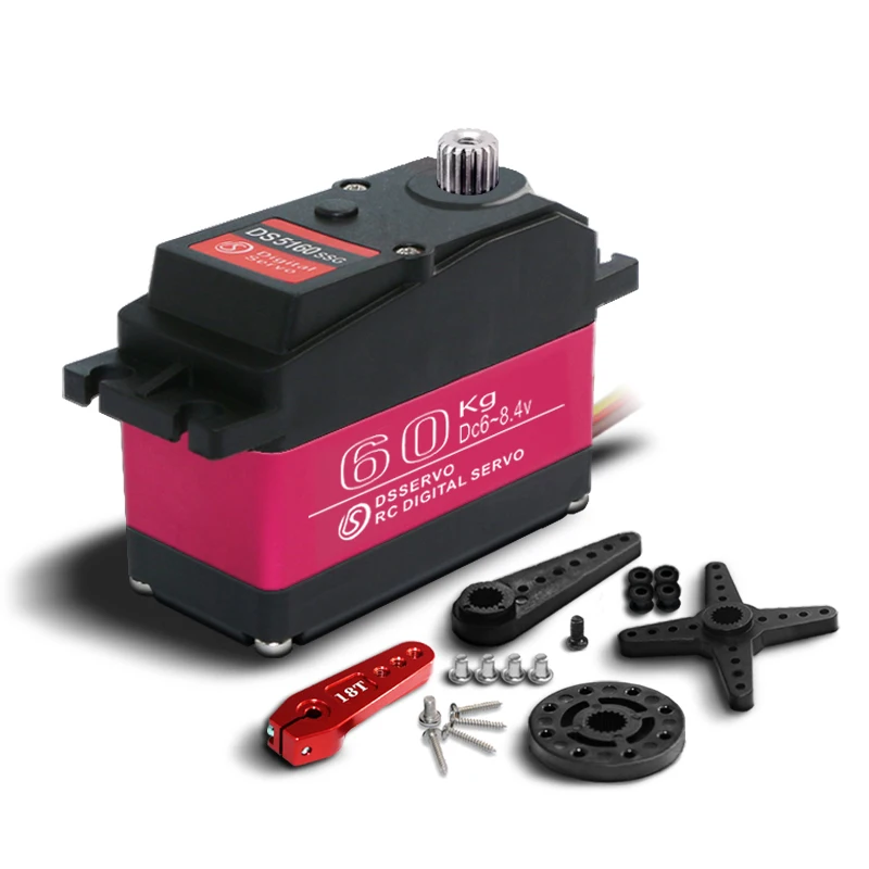 60KG/80KG/150KG/160KG Digital Servo High Voltage 25.2V 180°/270° Waterproof Full Metal Gear For 1/5 Baja 5B SS Redcat HPI RC Car