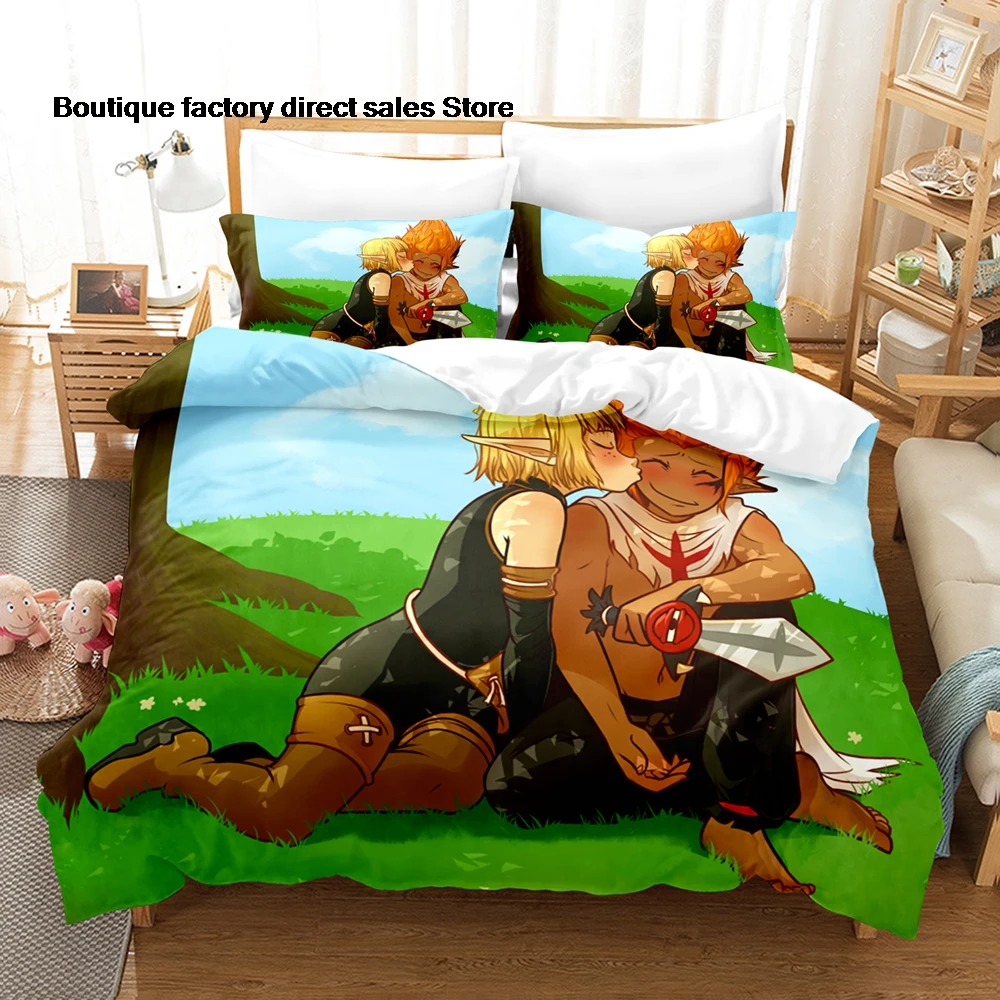 Wakfu Bedding Set Single Twin Full Queen King Size Bed Set Aldult Kid Bedroom Duvetcover Sets Wakfu 3D Print bed sheet set 03