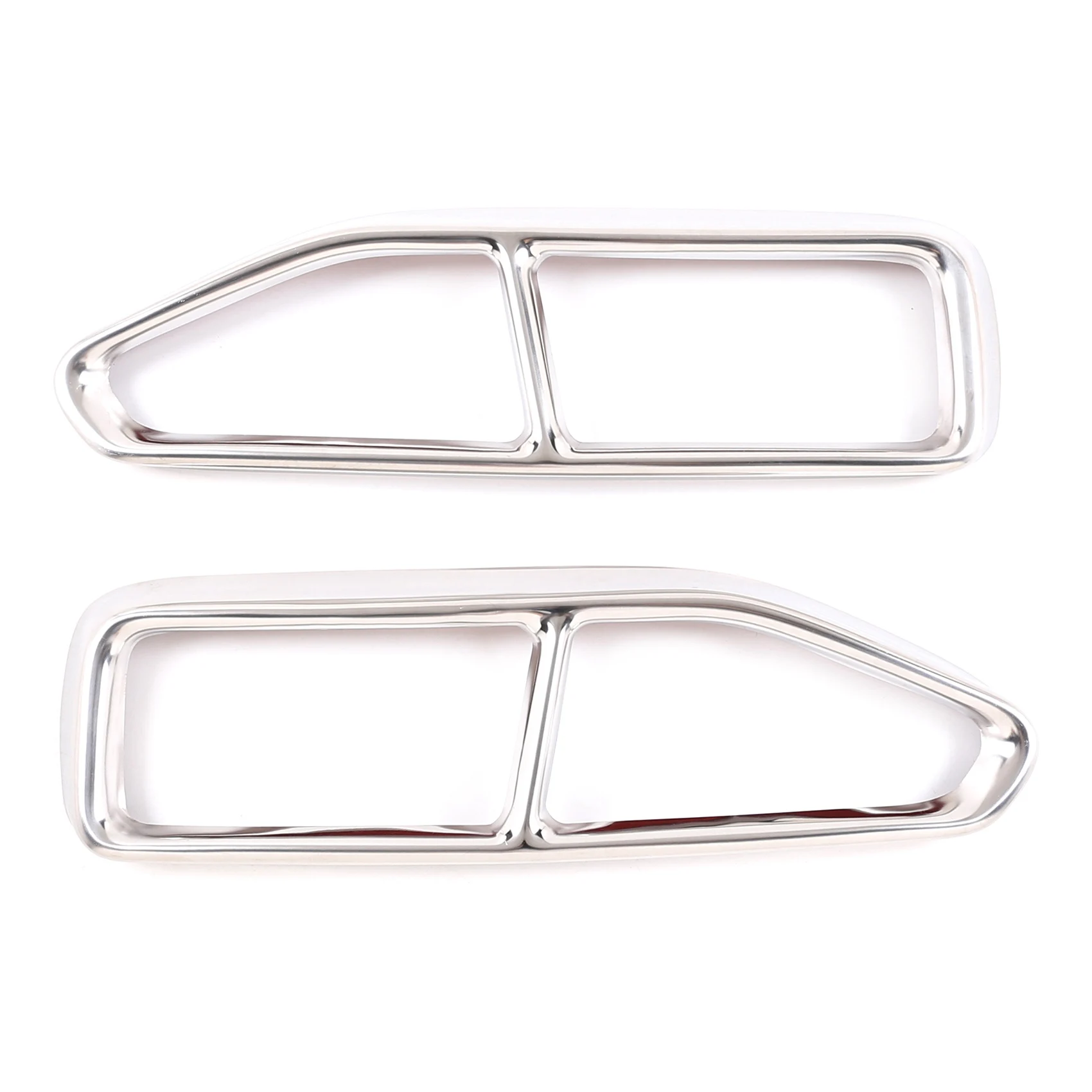 Car 4 Outlet Exhaust Pipe Frame Decorative Stainless Steel for -BMW 7 Series G11/G12 2019 2020 Accessories Interior