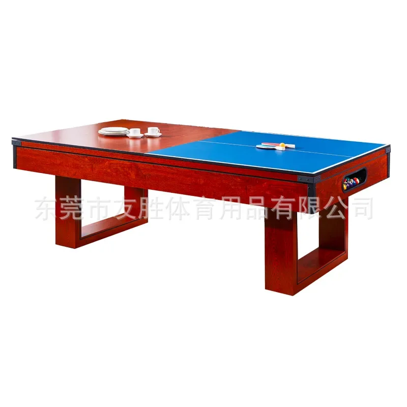 Table de Billard Standard pour Adulte, Américaine, d'Nik, Noire, Huit, Multifonctionnelle, 3 en 1, pour Tennis de Table