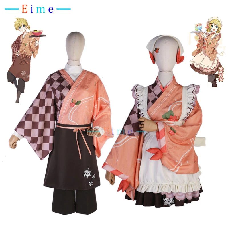 

Game Project Sekai Rin Len Cosplay Costume Japanese Kimono Fancy Party Suit Halloween Carnival Uniforms Custom Made