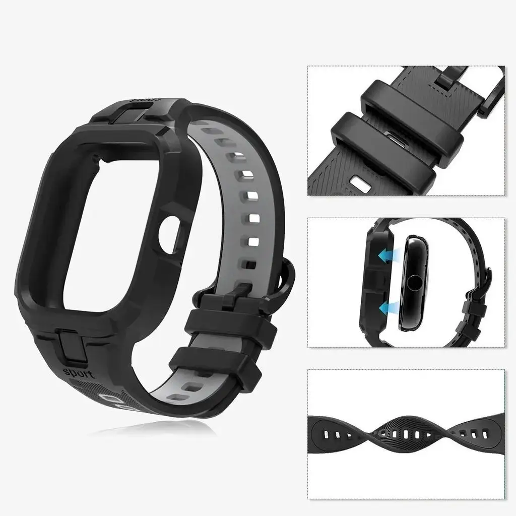 Sport Silicone Strap for Xiaomi Redmi Watch 5/Watch 4/Watch 3 Repacement Soft TPU Bracelet Band Accessories Correa Belt