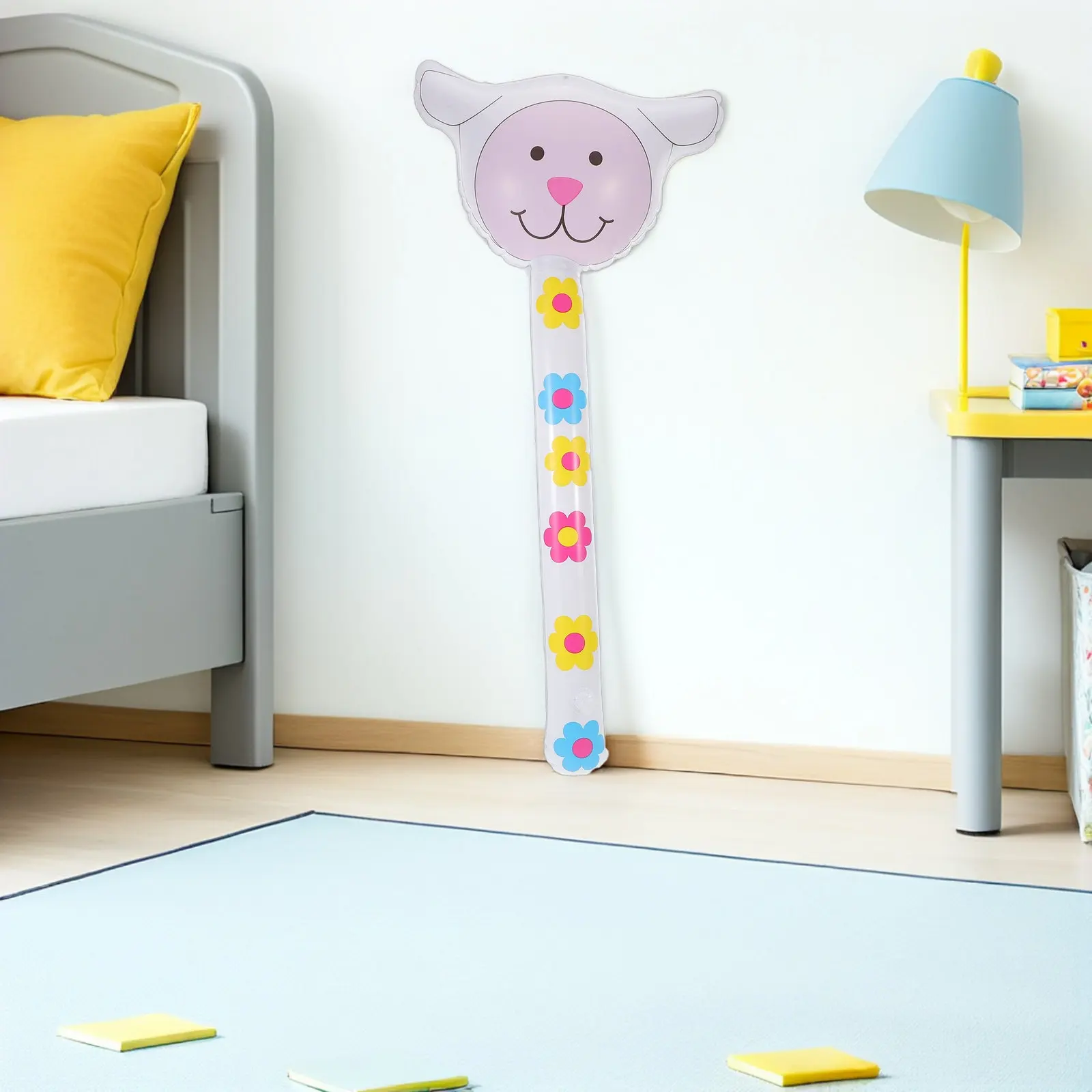 

Набор из 4 надувных палочек с мультяшными животными, 31 дюйм, для вечеринок в стиле джунглей, легкие и веселые аксессуары для детских праздников