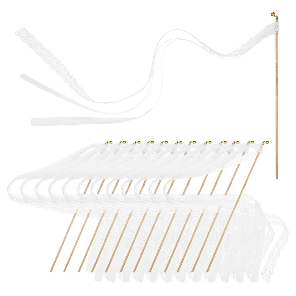 

30 Pcs Party Decorations Fairy Stick Wand Dance Ribbons Wands Streamer Costume Props