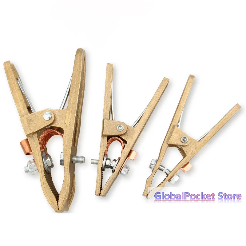 260/300/500A Brass Material A Shape Ground Welding Earth Clamp For Welding Machine Welding Earth Clamp Brass Welding Clamp